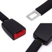 25cm Car Seat Belt Extension Snap Button, Grey - 5