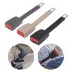 25cm Car Seat Belt Extension Snap Button, Grey - 7