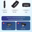 Black Silicone Seatbelt Buckle Protector - Anti Scratch Cover - 3