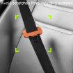 Large Car Seatbelt Buckle Protective Cover - Green - 4