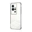 Vivo iQOO 11 Transparent Plating Phone Case - Silver - 1