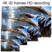 4K/30FPS Waterproof Outdoor Riding Thumb Camera - Standard Black - 4