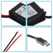 12V to 5V 3A Car Power Converter USB Female Voltage Regulator - 4