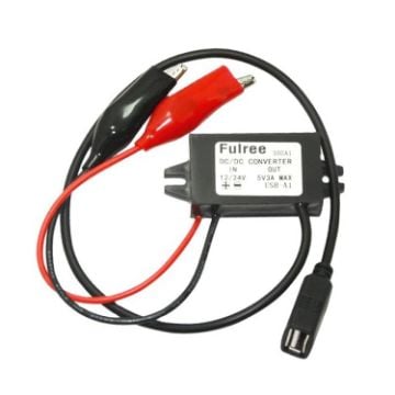 Picture of 12V/24V to 5V 3A Car Power Converter DC Module Voltage Regulator