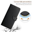Samsung Galaxy Xcover 7 5G Genuine Leather Flip Phone Case (Black) - 7