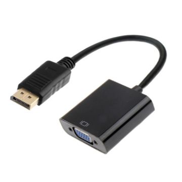 DisplayPort to VGA Adapter - Black - 1