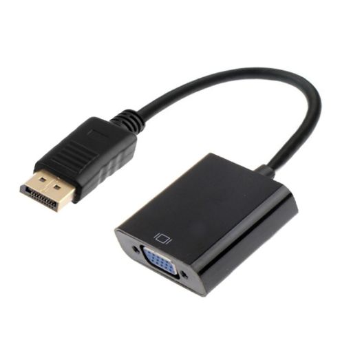 DisplayPort to VGA Adapter - Black - 1