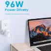 96W PD USB-C Laptop Power Adapter for MacBook Pro 16 inch EU Plug - 8