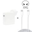 96W PD USB-C Laptop Adapter + 2m Fast Charging Cable for MacBook Pro - 1