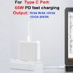 65W USB-C Laptop Charging Adapter - AU/US/EU/UK Plug (White) - 5