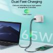 65W USB-C Laptop Charging Adapter + 2m USB-C Data Cable Set - 4