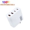 GaN 100W Dual USB + Dual USB-C Charger for Apple MacBook - US/AU Plug - 3