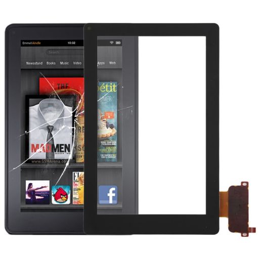 Black Touch Panel for Amazon Kindle Fire - 1