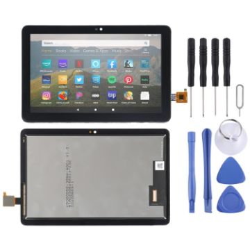 OEM LCD Screen For Amazon Kindle Fire HD 8 Plus/HD 8 2020/Kids 10th gen - Black - 1