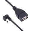 U-shaped Micro USB Male to USB 2.0 Female OTG Data Cable - 3