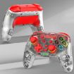 PS3/PS4 Dual Vibration Wireless Gamepad with RGB Lights (Red) - 4