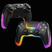 PS4 Dazzle Color Light Wireless Bluetooth Grip - Black - 1