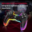 PS4 Dazzle Color Light Wireless Bluetooth Grip - Black - 8