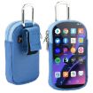 Picture of MP3/MP4 Universal TPU Portable Storage Bag with Hanging Buckle (Blue)