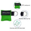 CPR Emergency Face Shield Mask Key Ring - Purple - 3