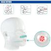 CPR Emergency Face Shield Mask Key Ring - Purple - 4