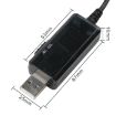 USB Boost Cable 5V Step Up to 9V 12V Converter EU - 5