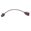 20cm Fakra D Male to Fakra D Female Extension Cable - 2