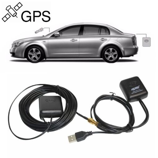 GPS Navigation Car Antenna Signal Amplifier - 2 in 1 - 1