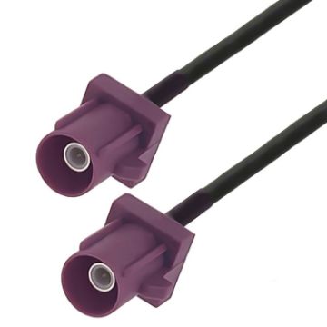20cm Fakra D Male to Fakra D Male Extension Cable - High Quality - 1