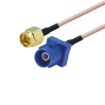 20cm Antenna Extension RG316 Coaxial Cable SMA Male to Fakra C Male - 1