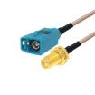 20cm Antenna Extension RG316 Coaxial Cable - SMA Female to Fakra Z Female - 1