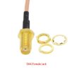 20cm Antenna Extension RG316 Coaxial Cable - SMA Female to Fakra Z Female - 4
