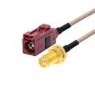 20cm Antenna Extension RG316 Coaxial Cable - SMA Female to Fakra D Female - 1
