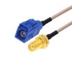 20cm Antenna Extension RG316 Coaxial Cable SMA Female to Fakra C Female - 1