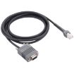 2m RS232 to RJ45 Scanner Serial Data Cable for Symbol LS2208 - Grey - 1
