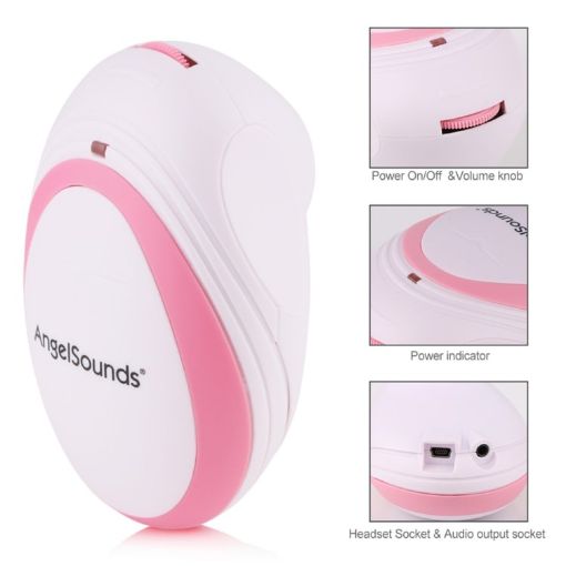 Mini Household Fetal Doppler Prenatal Pocket Baby Ultrasound Detector - 1