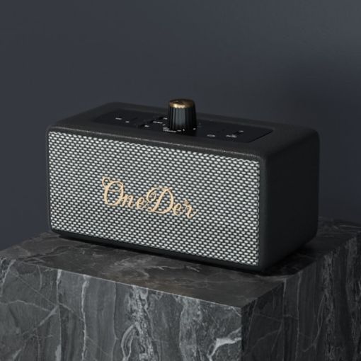 Oneder D3 Retro Leather Casing 30W Dual Units Bluetooth Speaker - 1
