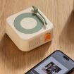 Vintage Phonograph Record Player Bluetooth Speaker White - 4