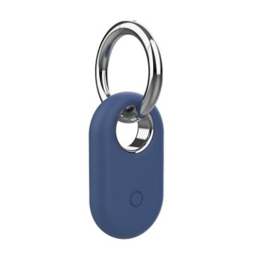 Picture of For Samsung Galaxy SmartTag 2 Keychain Silicone Case (Deep Blue)