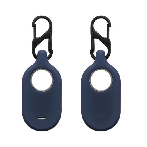 Samsung Galaxy SmartTag2 Silicone Protective Case - S Buckle Deep Blue - 1