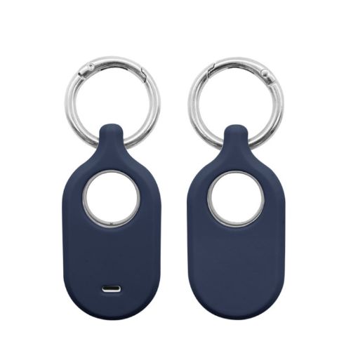 Samsung Galaxy SmartTag2 Silicone Protective Case - Deep Blue - 1