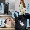 Samsung Galaxy SmartTag 2 TPU Carbon Fiber Half Wrap Keychain Case - 5
