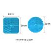 Picture of Silicone Pet Licking Placemat Anti-Choking Slow Food Suction Cup Placemat for Cats and Dogs, Style: Round Blue