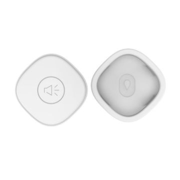 Samsung Galaxy SmartTag Waterproof Silicone Protective Case - White - 1
