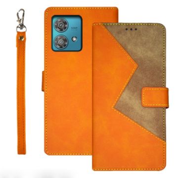Motorola Edge 40 Neo Leather Phone Case - Orange - 1