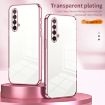 Realme X50/X50m 5G Transparent Plating Phone Case - Gold - 2