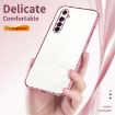 Realme X50 Pro Transparent Plating Phone Case Silver - 5
