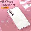 Realme X50/X50m 5G Transparent Plating Phone Case - Black - 4