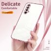 Realme X50/X50m 5G Transparent Plating Phone Case - Black - 5