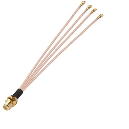 IPX to SMAK RG178 Pigtail WIFI Antenna Extension Cable Jumper (20cm) - 1